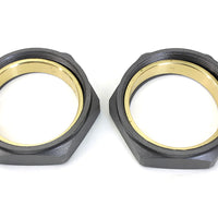 9702-2T - Parkerized Intake Manifold Nut and Seal Kit by V-Twin