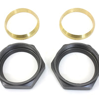 9702-2T - Parkerized Intake Manifold Nut and Seal Kit by V-Twin