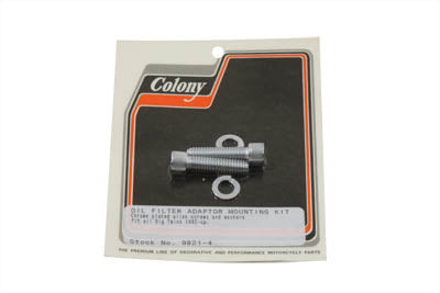 9821-4 - Oil Filter Adapter Mount Kit Chrome by Colony