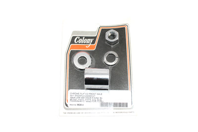9826-4 - Front Axle Spacer Kit Smooth Style Chrome by Colony