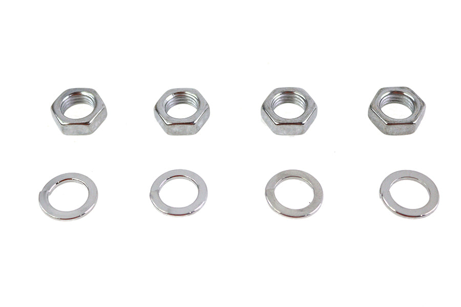 9840-8 - Rocker Arm Shaft Chrome End Nut Kit by Colony