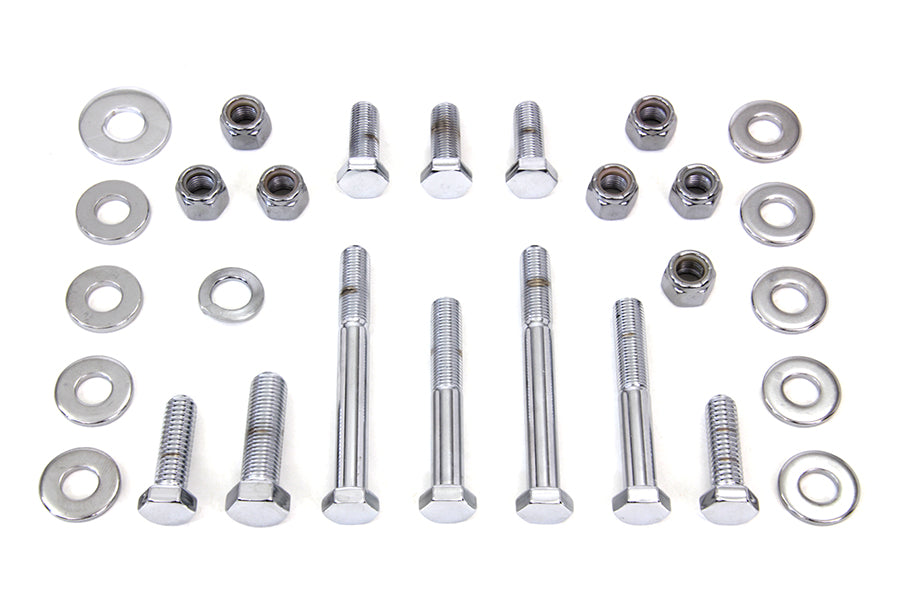 9854-28 - Upper and Lower Chrome Engine Bolts by Colony