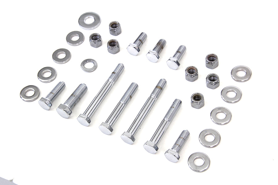 9854-28 - Upper and Lower Chrome Engine Bolts by Colony