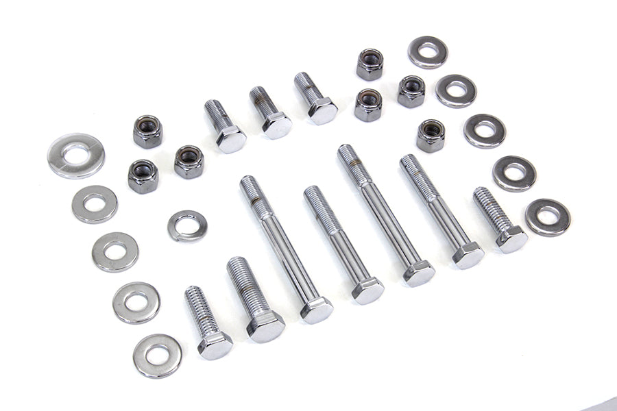 9854-28 - Upper and Lower Chrome Engine Bolts by Colony