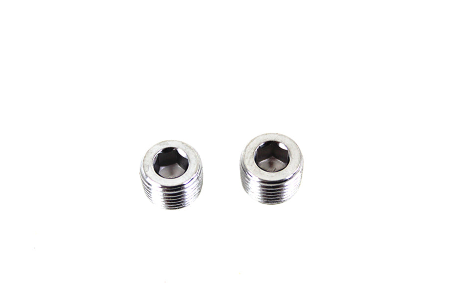 9909-2 - Lower Fork Slider Chrome Drain Plug by Colony