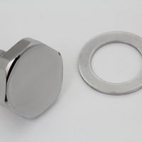 9912-2 - Fork Top Tube Plug Flat Chrome by Colony