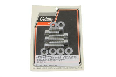 9933-12-P - Polished Intake Manifold Allen Mount Kit by Colony