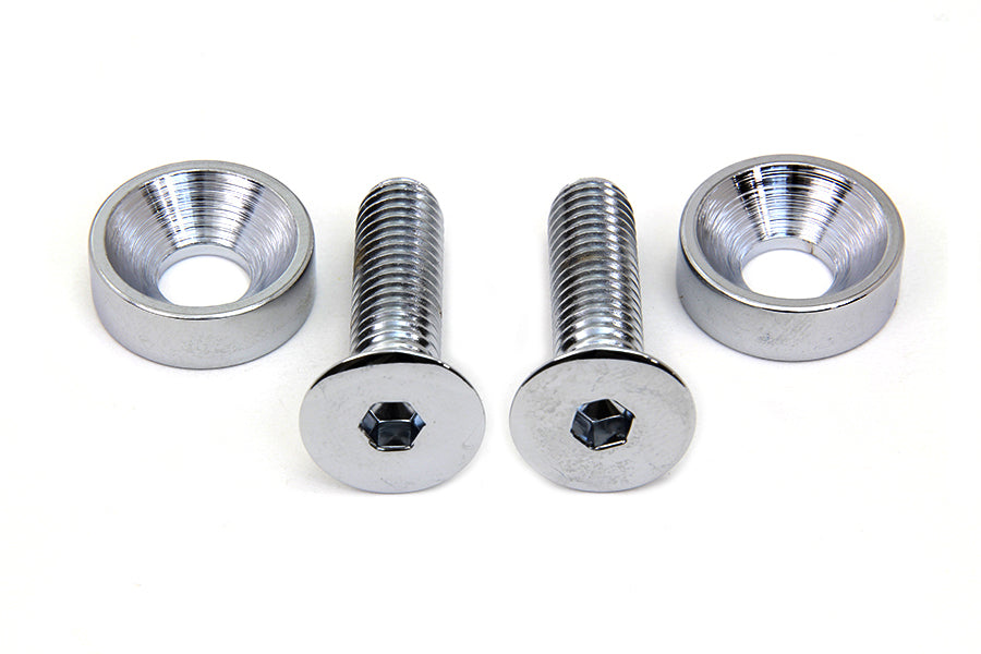 9967-4 - Chrome Screw Set for Motor Mount to Cylinder Head by Colony