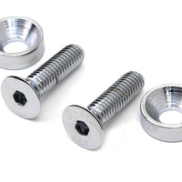 9967-4 - Chrome Screw Set for Motor Mount to Cylinder Head by Colony