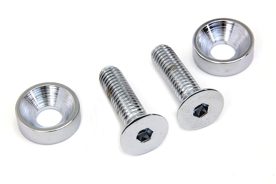 9967-4 - Chrome Screw Set for Motor Mount to Cylinder Head by Colony