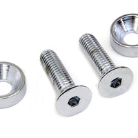 9967-4 - Chrome Screw Set for Motor Mount to Cylinder Head by Colony