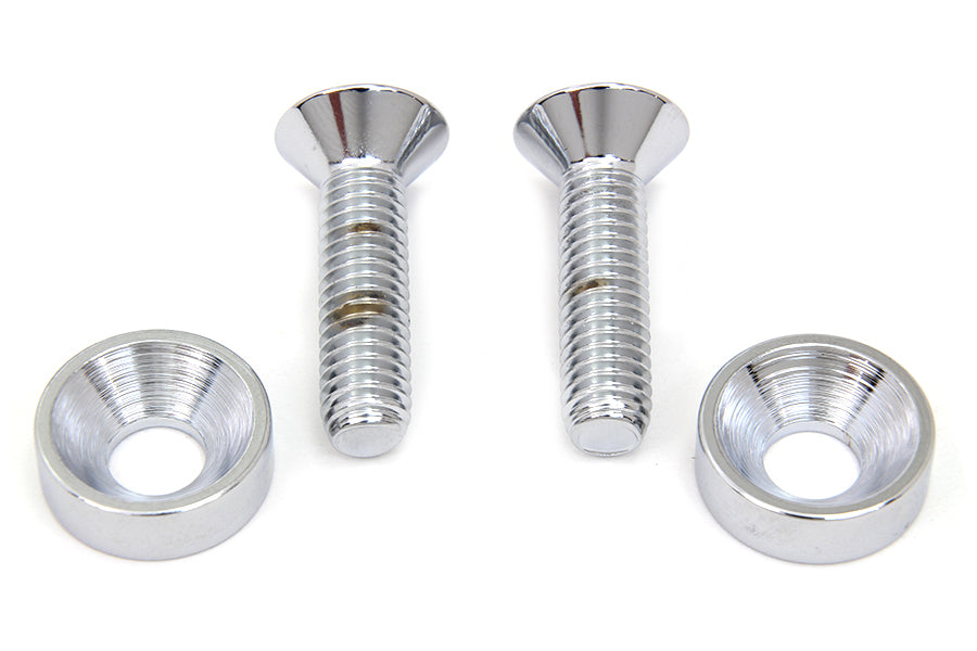 9967-4 - Chrome Screw Set for Motor Mount to Cylinder Head by Colony