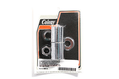 9991-5 - Front Axle Spacer Kit Smooth Style Chrome by Colony