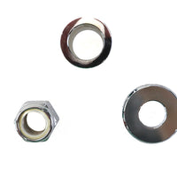 9999-3 - Front Axle Spacer Kit Smooth Style Chrome by Colony