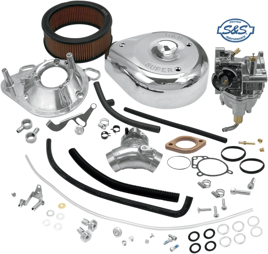 DS-0434 - S&S CYCLE Super G Carburetor Kit - Evolution Big Twin 11-0434