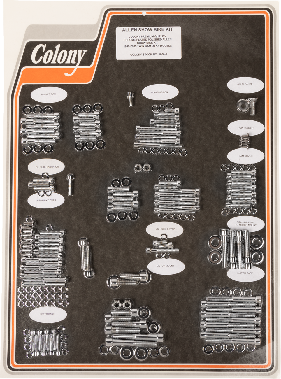 DS-189710 - DS-189710 - COLONY Motor Transmission - Polished - '00-'05 Dyna 1000P