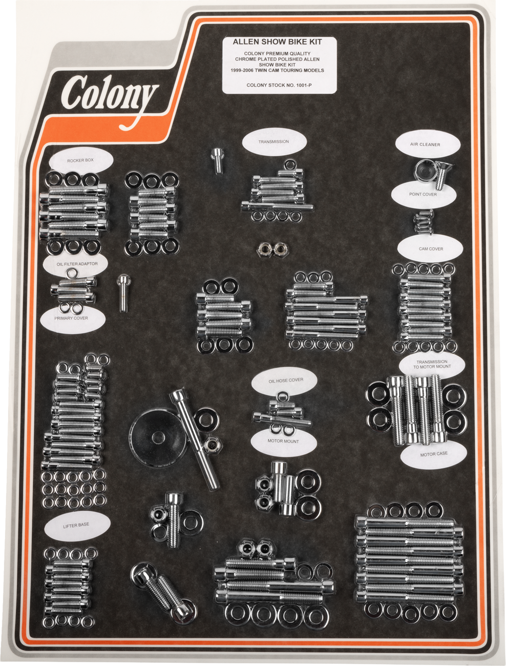 DS-189712 - DS-189712 - COLONY Motor Transmission - Polished - '00-'06 FLT 1001P
