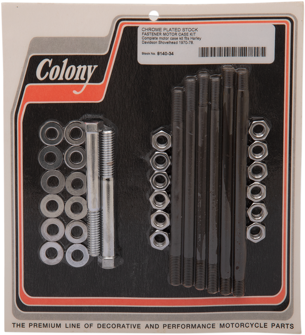 DS-189855 - COLONY Studs - Motor Case - Big Twin 8140-34