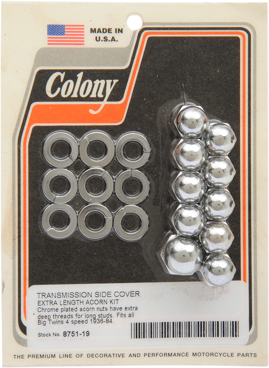 DS-189860 - COLONY Hardware Kit - Transmission/Side Cover - Acorn 8751-19