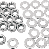 DS-189950 - COLONY Nut Kit - Rocker Box - Big Twin - Chrome 8608-36
