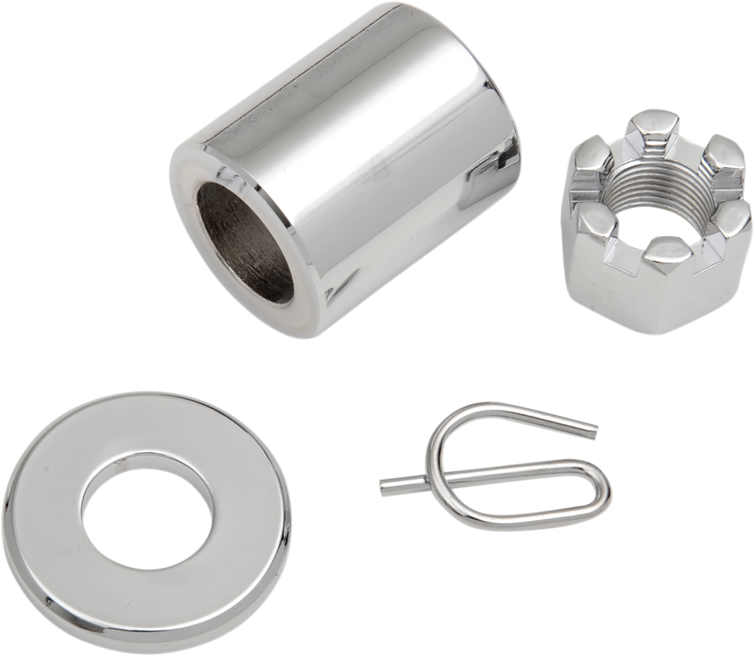 DS-190022 - DS-190022 - COLONY Axle - Rear - Chrome - Kit - 91-99 Dyna 9812-3