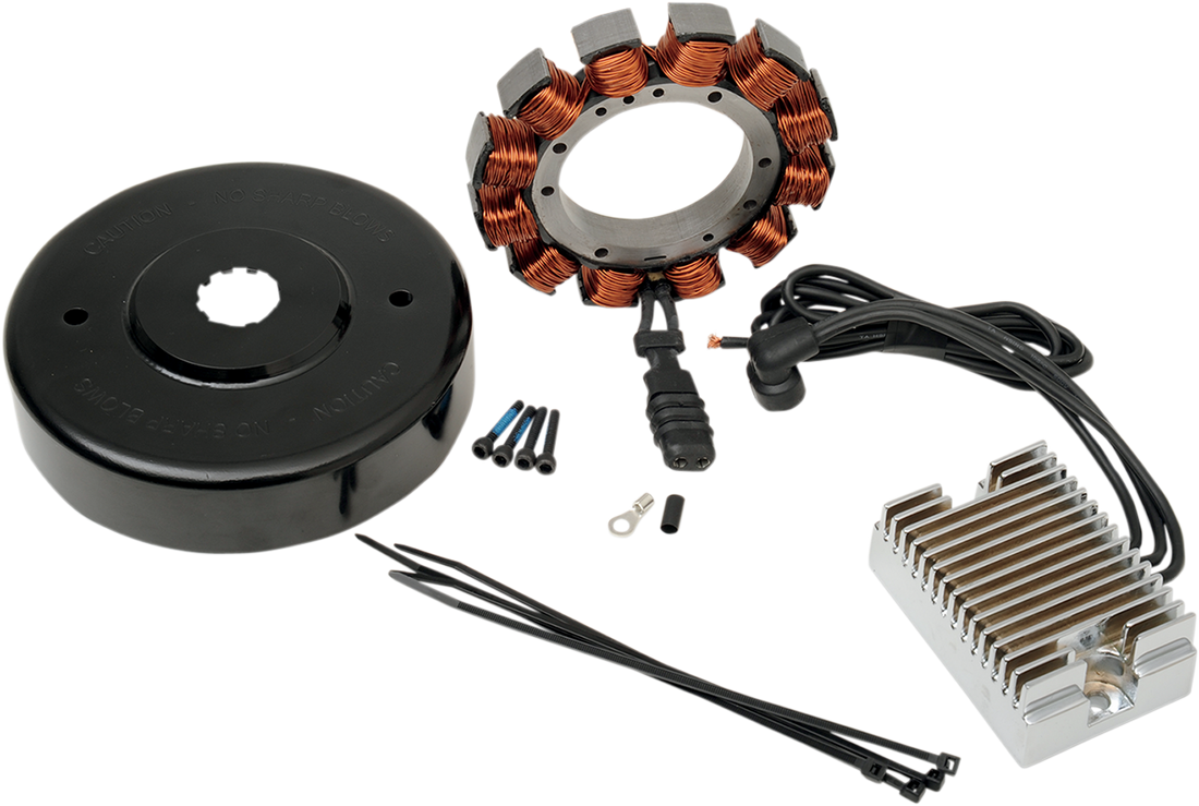 DS-195210 - DRAG SPECIALTIES 32A Charging Kit - Chrome Regulator 29985-87HV-BXLB