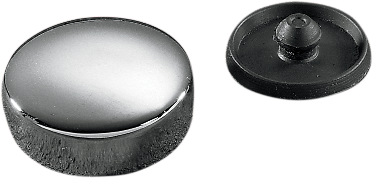 DS-222792 - COLONY Chrome Stem Bolt Cover and Rubber Plug - '57-'78 XL 8810-2