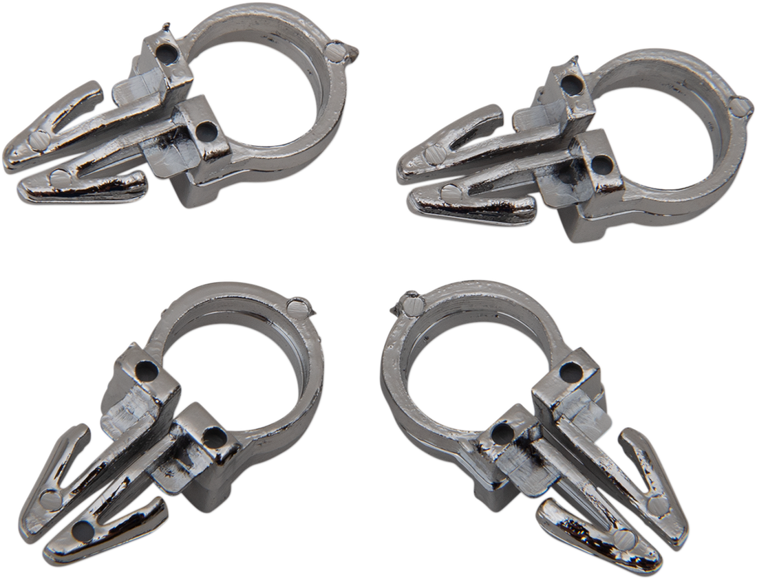 DS-272333 - DS-272333 - DRAG SPECIALTIES Handlebar Wiring Clips- 3/8" - 4PK 31-0001-4-HC3