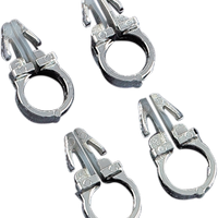 DS-272333 - DS-272333 - DRAG SPECIALTIES Handlebar Wiring Clips- 3/8" - 4PK 31-0001-4-HC3