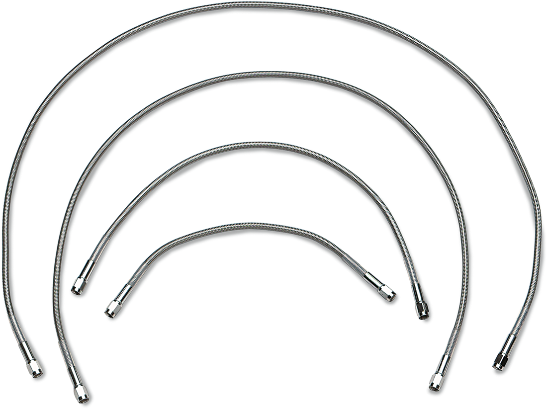 DS098866 - DRAG SPECIALTIES Universal Brake Line - Clear - 66" 866