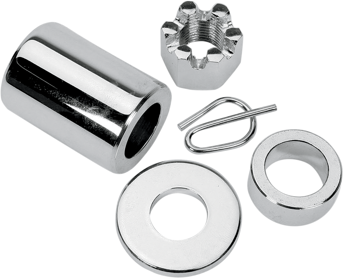 DS190147 - DS190147 - COLONY Axle Spacer - Rear - Chrome - Kit - 00-05 Dyna 2038-4