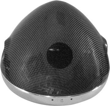 2001-0825 - EMGO 7" Lucas Style Headlight Shell - Faux Carbon 66-65069