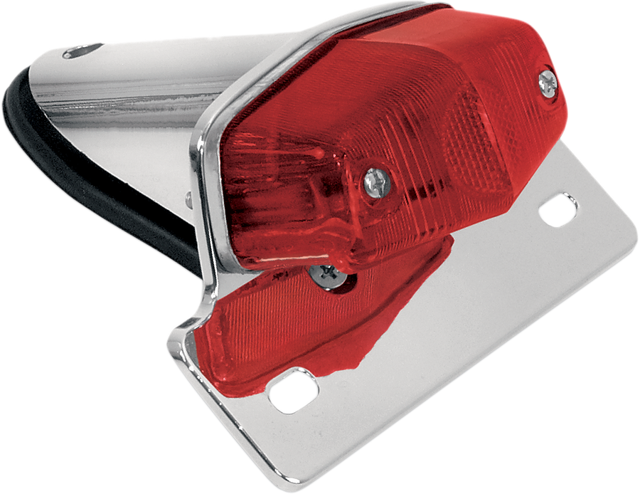 2010-0163 - EMGO Taillight - Chrome Bracket - Red Lens 62-21521