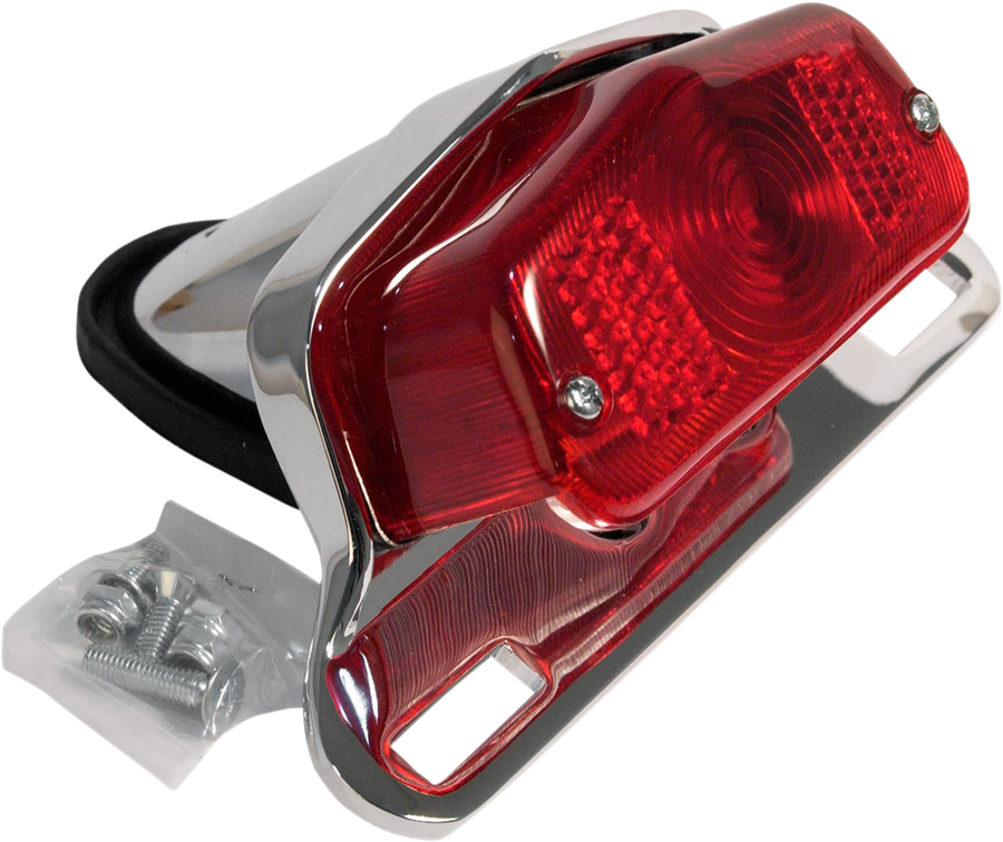 2010-1150 - EMGO Taillight - Chrome Bracket - Red Lens 62-21510