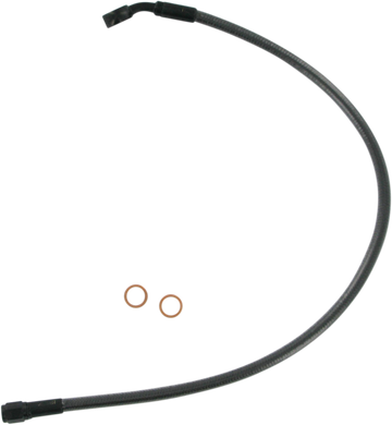 1741-1675 - MAGNUM Brake Line - 10mm-35? - 21" - Black Pearl 47121