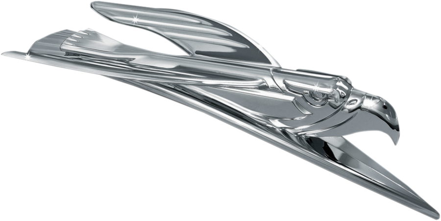 1405-0181 - KURYAKYN Deco Eagle Fender Ornament - Chrome 7333