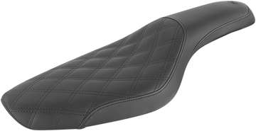 0804-0750 - SADDLEMEN Profiler Seat - Front Lattice/Rear Smooth - Black - XL 879-03-149