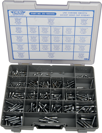 DS-190533S - DRAG SPECIALTIES Unified National Coarse Smooth Socket Head Assortment MK202S