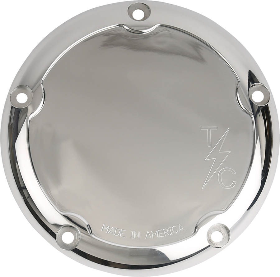 1107-0644 - THRASHIN SUPPLY CO. Derby Cover - Chrome - Dished TSC-3013-3