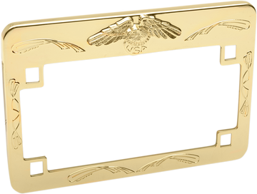 DS-270226 - EMGO Eagle License Plate Frame - Gold 86-42650