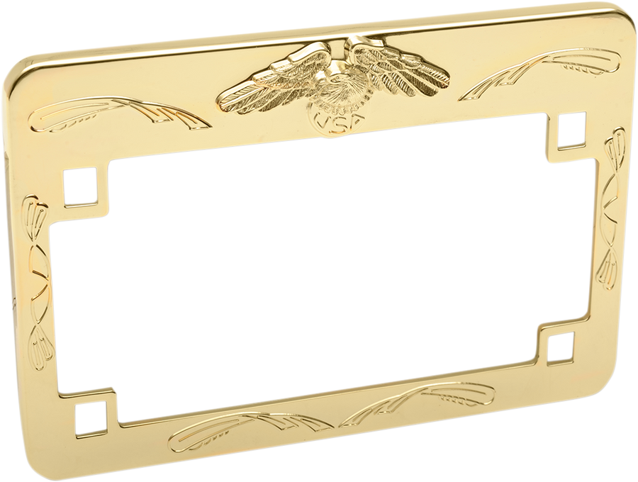 DS-270226 - EMGO Eagle License Plate Frame - Gold 86-42650