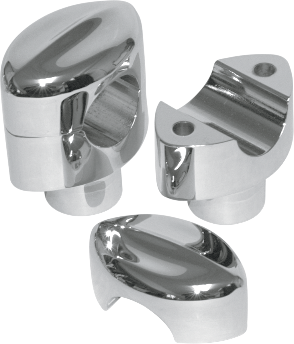 0602-0471 - LA CHOPPERS Risers - Mohawk - 1-1/2" - Chrome LA-7401-01