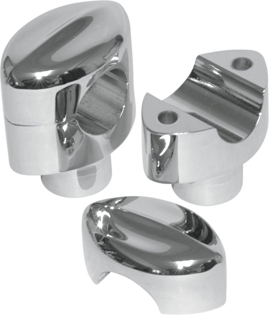 0602-0471 - LA CHOPPERS Risers - Mohawk - 1-1/2" - Chrome LA-7401-01