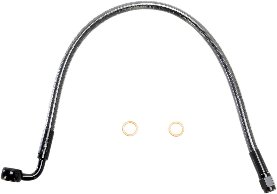 1741-4084 - MAGNUM Brake Line - 10 mm-90? - 17" - Black Pearl AS47217