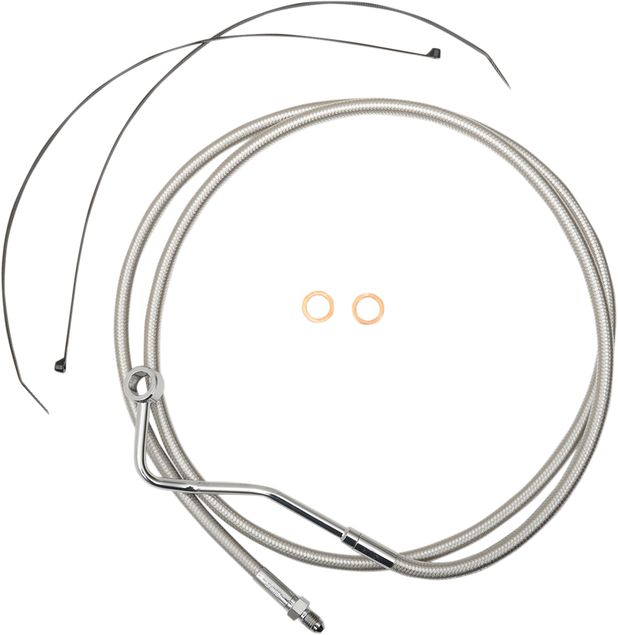 1741-4119 - MAGNUM Mid Brake Line - ABS - Polished Stainless AS57015