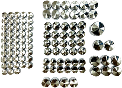 2404-0982 - DRAG SPECIALTIES Complete Covers Bolt - Chrome - M8 352095
