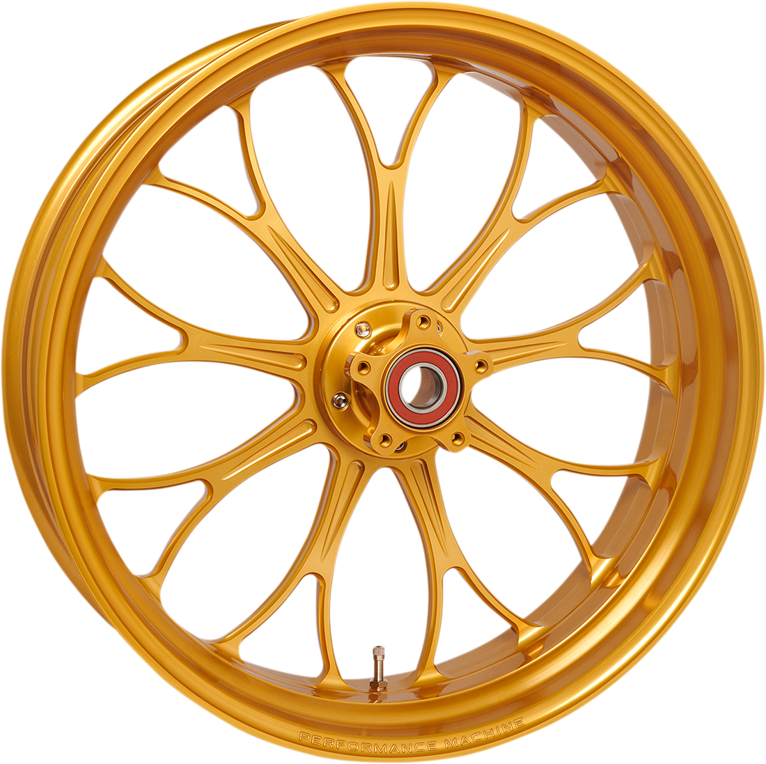 0201-2363 - PERFORMANCE MACHINE (PM) Wheel - Revolution - Dual Disc - Front - Gold Ops* - 21"x3.50" - With ABS 12047106RVNJAPG