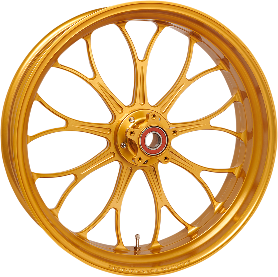 0202-2174 - PERFORMANCE MACHINE (PM) Wheel - Revolution - Single Disc - Rear - Gold Ops* - 18"x5.50" - Without ABS 12707814RRVNAPG