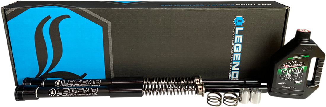 0414-0599 - LEGEND SUSPENSION AXEO+2 (+2" Raised) Fork Cartridge - Black - 49 mm 0414-0599