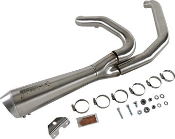 1800-2447 - BASSANI XHAUST Short 2:1 Exhaust for FL - Stainless Steel 1F42SS